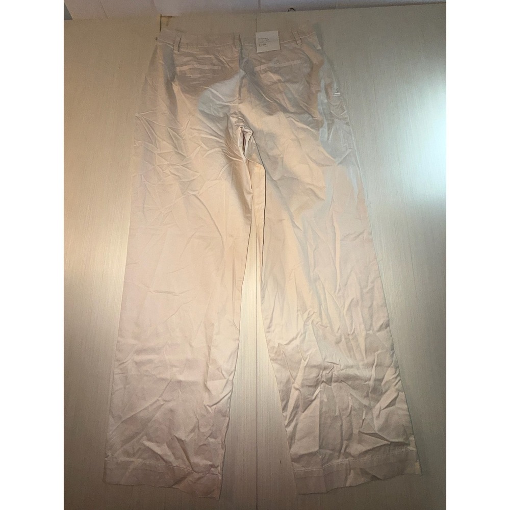 A New Day Womens High-Rise Straight Relaxed Hip Thigh Pants Cream 10R NWT - Picture 7 of 10